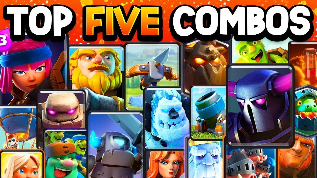 Top 5 Strongest Card Combos In Clash Royale Youtube