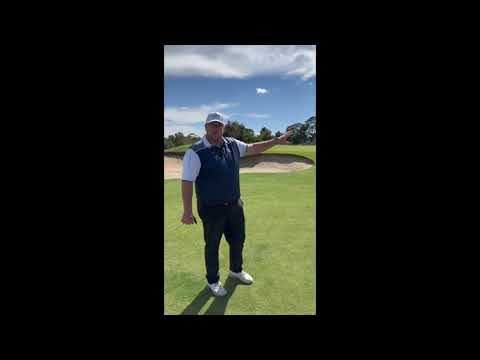 How to play the 1st hole at Ballarat Golf Club with Head Pro David Wallis