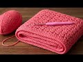 Easy Crochet Blanket Stitch You Need to Try! Relaxing Crochet Blanket Stitch Tutorial