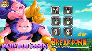 DFE INT MAJIN BUU GOOD Breakdown w. Team Builds (Golden Week) | Dragon Ball Z Dokkan Battle