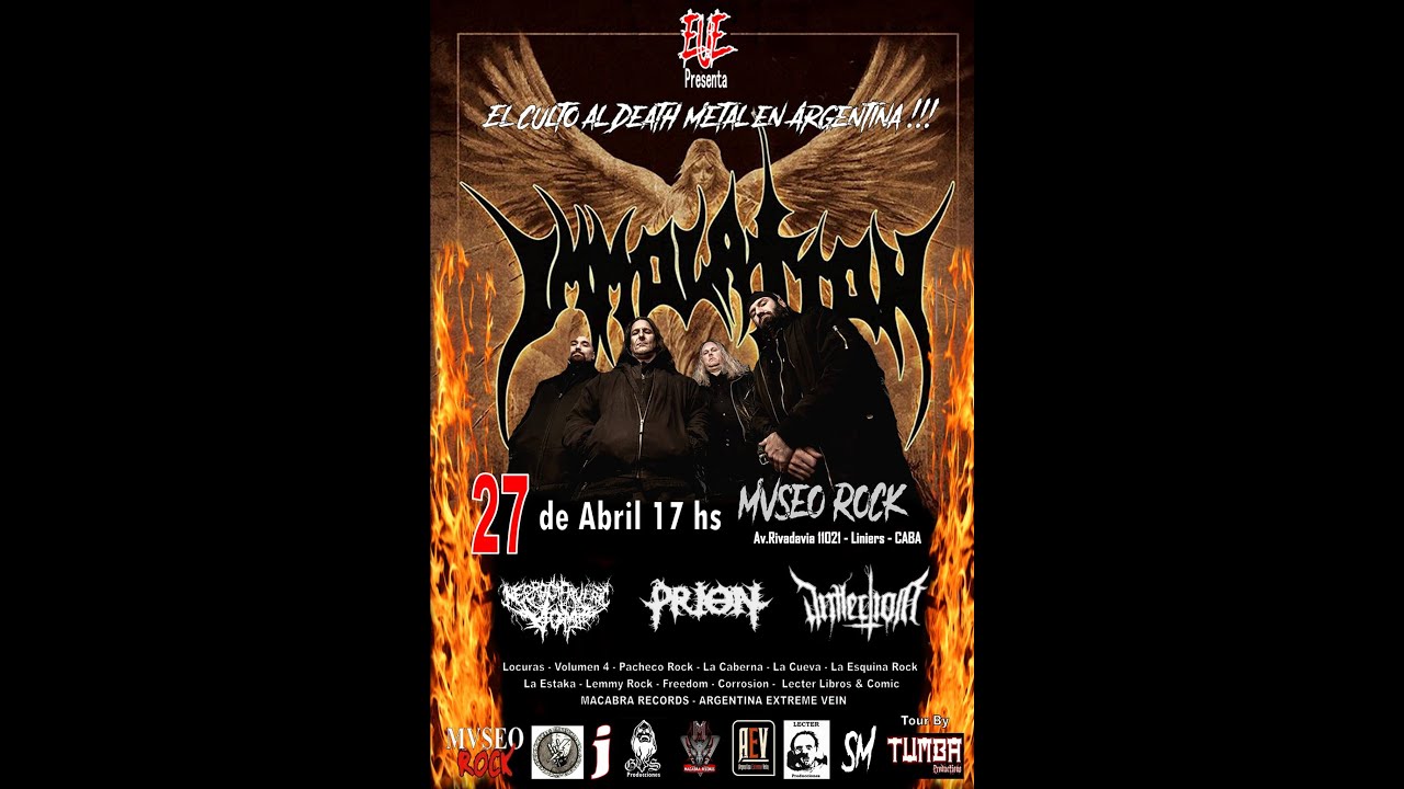 Immolation - Destructive Currents/Into Everlasting Fire (Live Buenos Aires Museo Rock 27-04-2018)