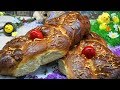 Τα πιο αφράτα τσουρέκια με ίνες βήμα-βήμα - Fluffy tsoureki step by step | Greek Cooking by Katerina