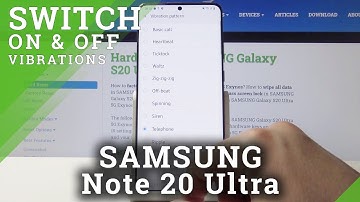How to Change Vibration Pattern in SAMSUNG Galaxy S20 Ultra 5G SD865 – Vibration Settings
