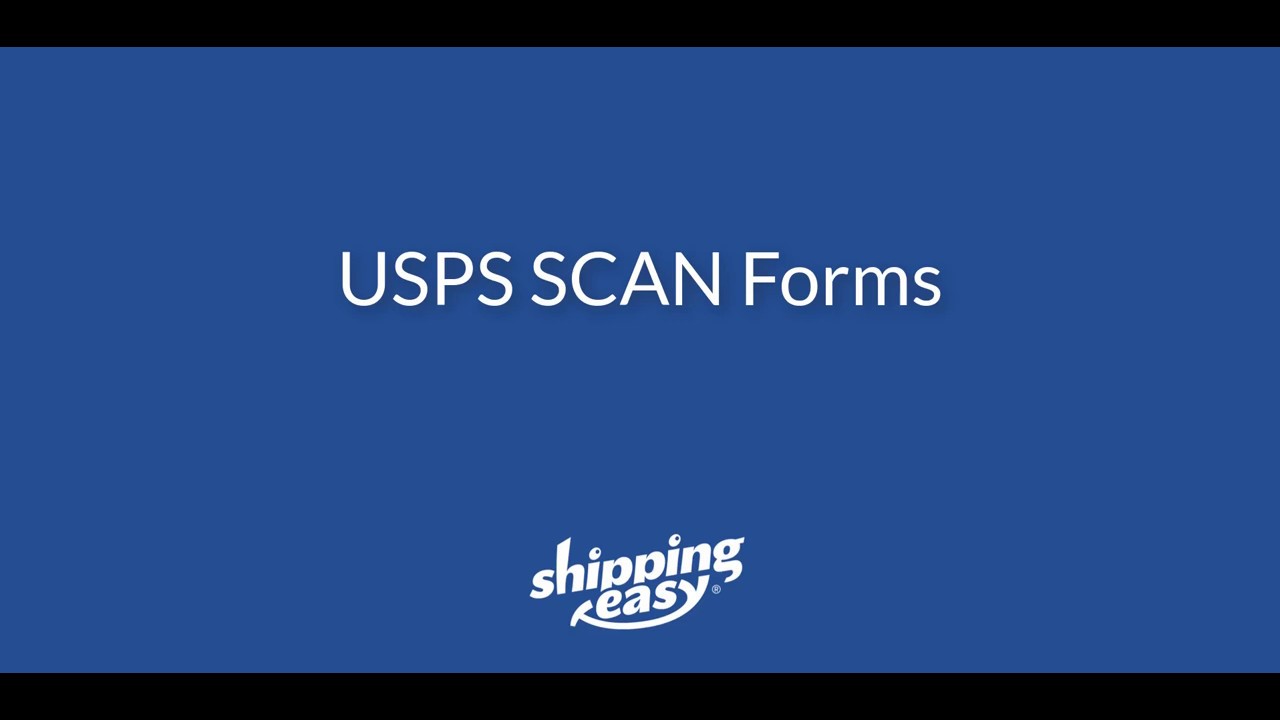 USPS SCAN Forms - YouTube