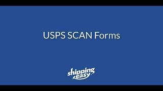 USPS SCAN Forms