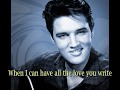 Love Letters - Elvis Presley ( Cover with lyric )
