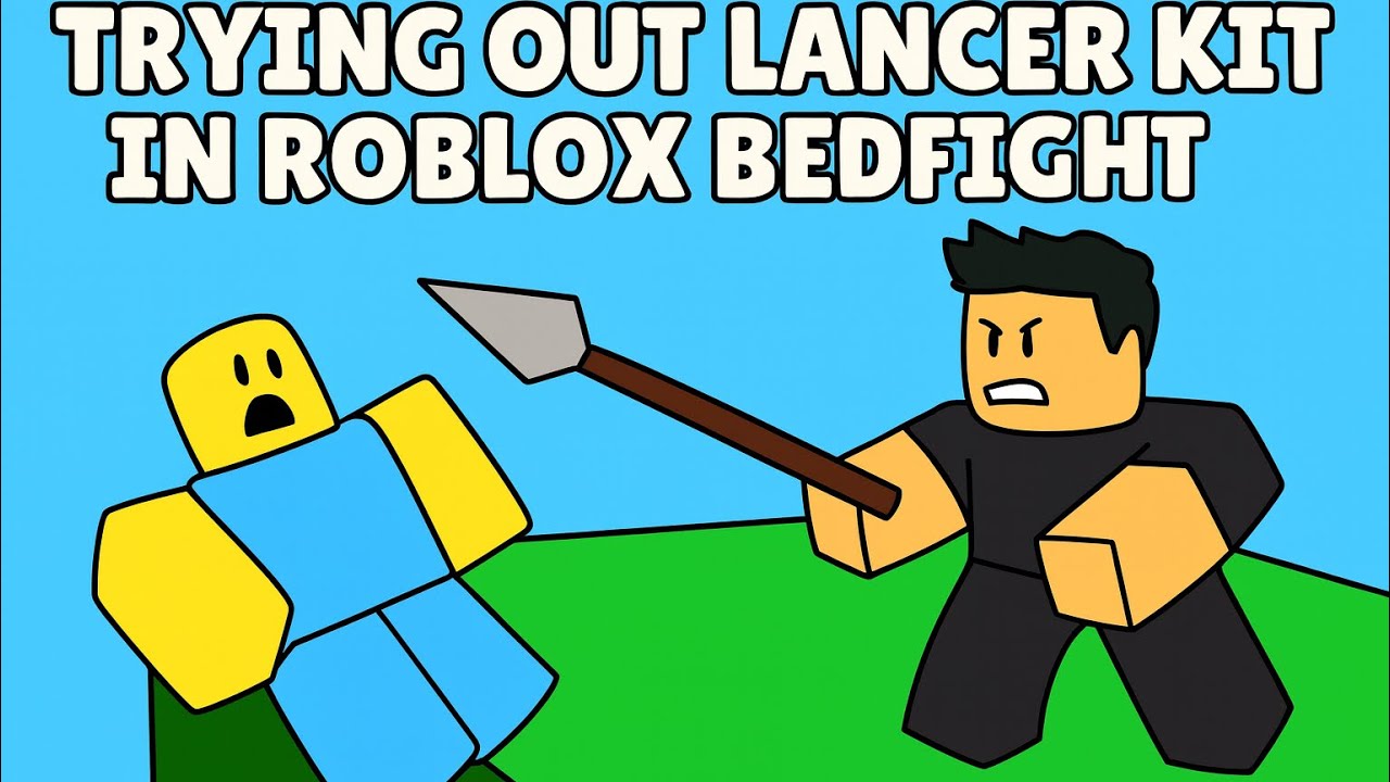 Trying out the Lacer kit in Roblox (BedFight)