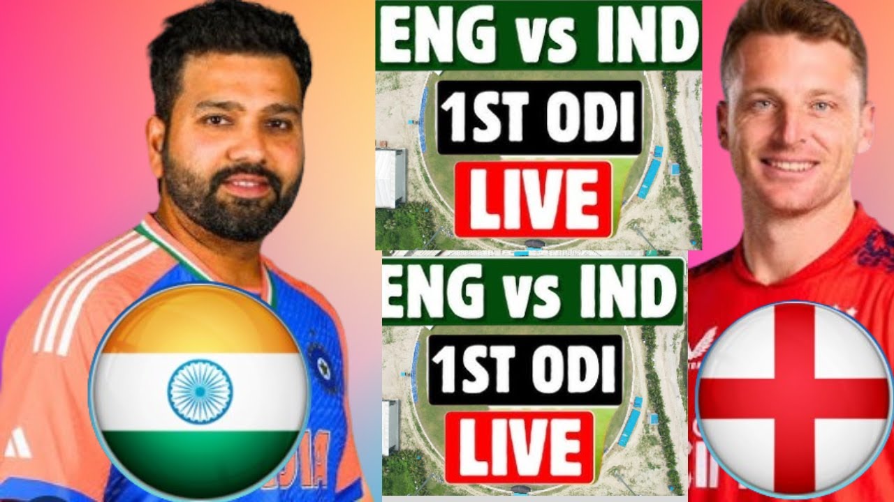 Live India vs England 1st ODI Live Match Score |IND vs ENG Live Cricket ...