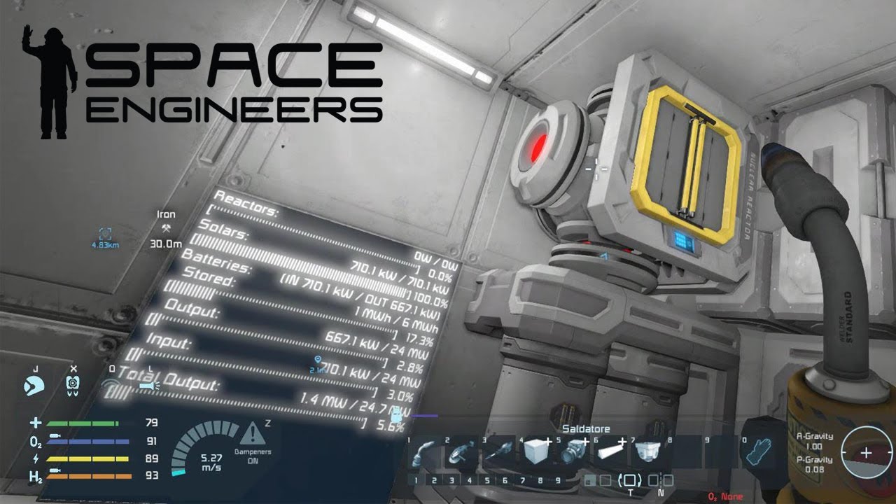 EFFICIENZA ENERGETICA PER LA NOSTRA BASE #19 - SPACE ENGINEERS GAMEPLAY ...