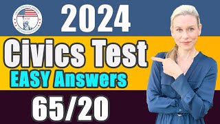[2022] 65/20 Exemption Civics Questions and EASY answers | USCIS Naturalization Interview