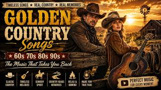 Golden Country Songs | 60s 70s 80s 90s | Cowboy Roads & Timeless Memories
