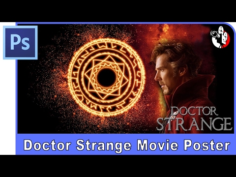 Photoshop Tutorial - Make Doctor Strange movie poster | Film Masters