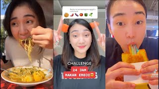 24 Jam Makan Makanan Sesuai Emoji 🌶🍆🍅🫑🥒Bareng kak "jejenvalda"