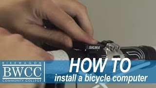 Installing a Cycling Computer the Cool Way...