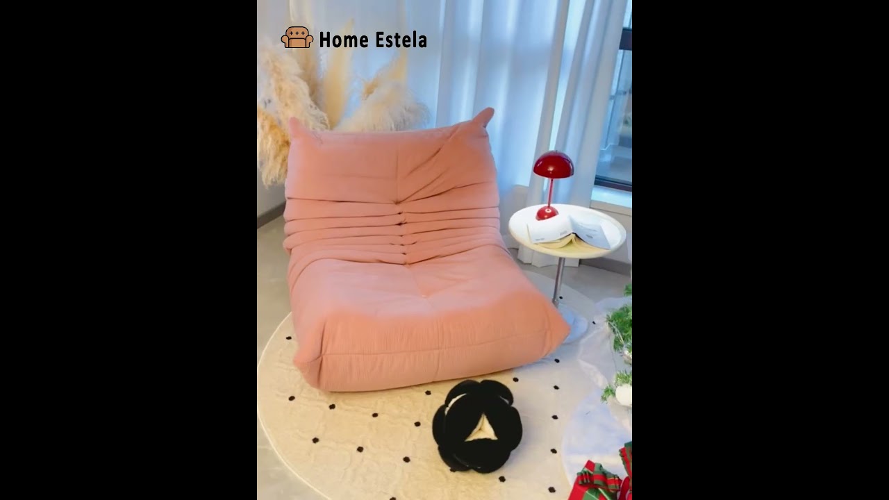 Sculpted Comfort, Effortless Style 🛋️✨  Discover the HomeEstela Togo Sofa in Action!