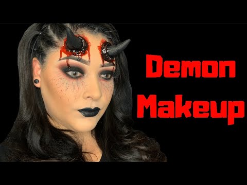 DEMON MAKEUP | MAQUILLAJE DE DEMONIO| ALE MARTÍNEZ - YouTube