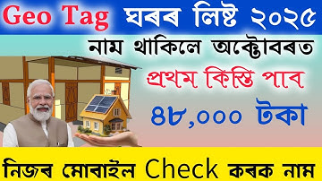 Geo tagging house list out 2025 | PM awas geo tagging list related information | pmayg list 