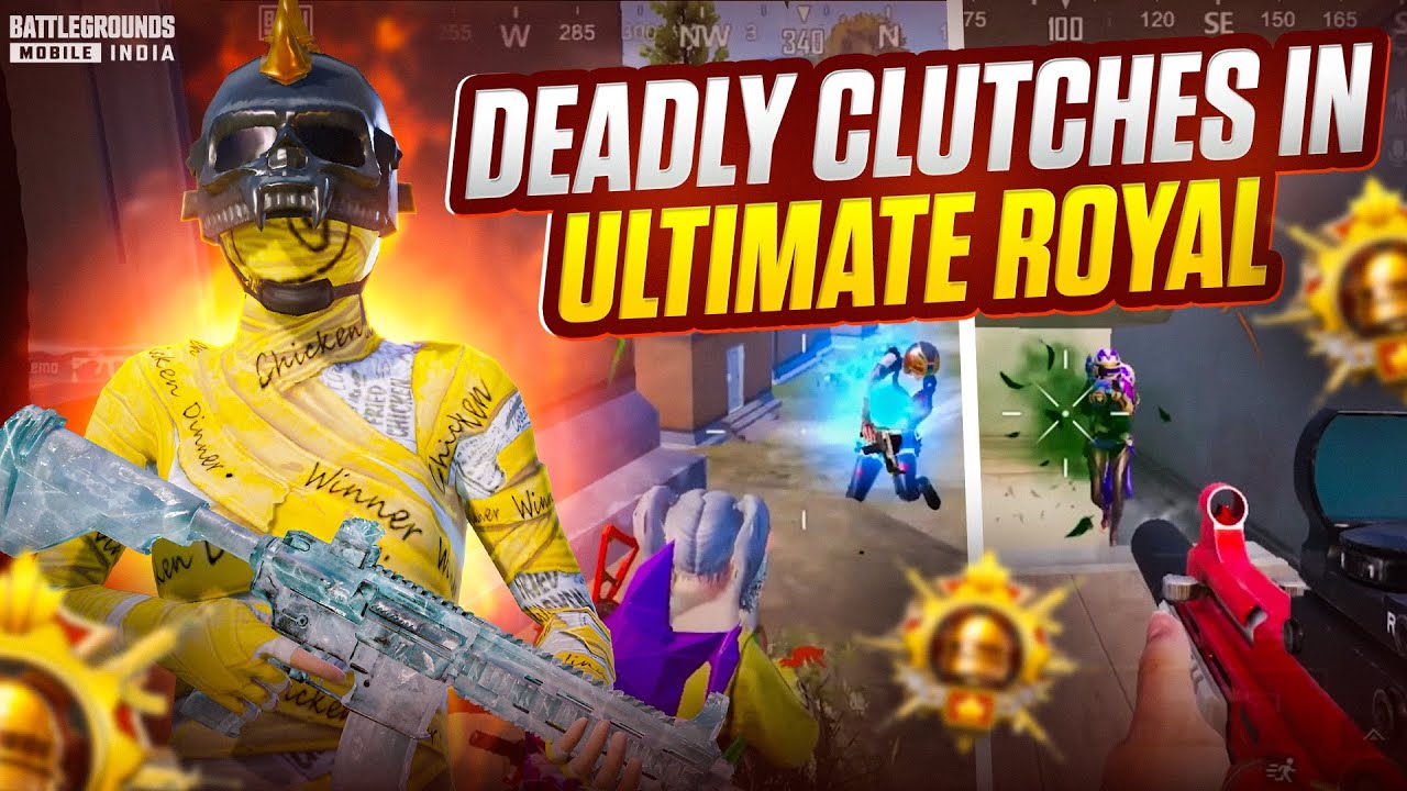 Ultimate Royal 🔥| Full Intense 1v4 clutches in BGMI - YouTube