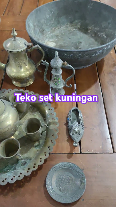Teko set kuningan #danipadang #hobi #homedecor #kuninganbagus