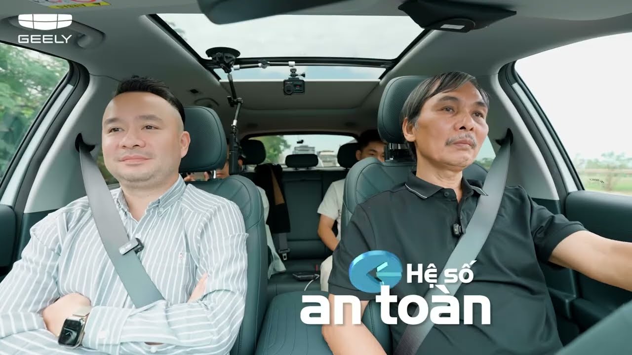 Hệ số an toàn trên Geely EX5 tạo ấn tượng với khách hàng cao tuổi