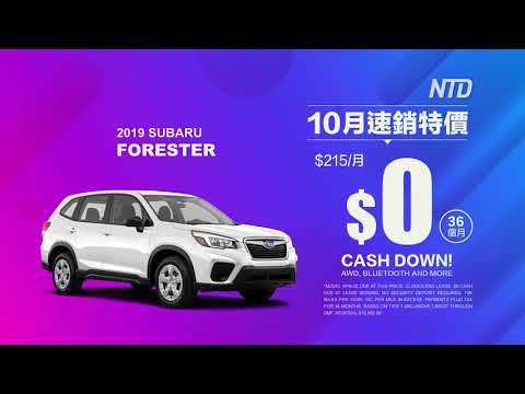 Serramonte Subaru 2019年10月促銷 30秒廣告