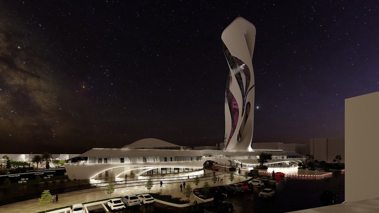Projet architectural "Hôtel Royale Tour de Lys, Sfax"