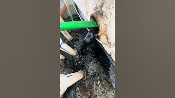 Restoring an 89 Year Old Cast Iron Pipe #plumbing #shorts