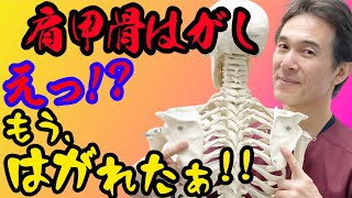 【肩甲骨はがし】肩・首スッキリ、超簡単３０秒でガッツリはがすなら、コレ！自律神経も整う【のむら整骨院　大阪】