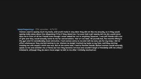 What Made You Realize If You Were Physically Attractive, Average Or Unattractive? | R/askReddit