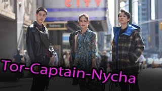 First Look !! Tor thanapobb-Captain Chonlathorn-Nycha American BoyandGirl In New York