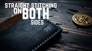 How to Get a Straight Stitching Line on BOTH Sides When Saddle Stitching Leather