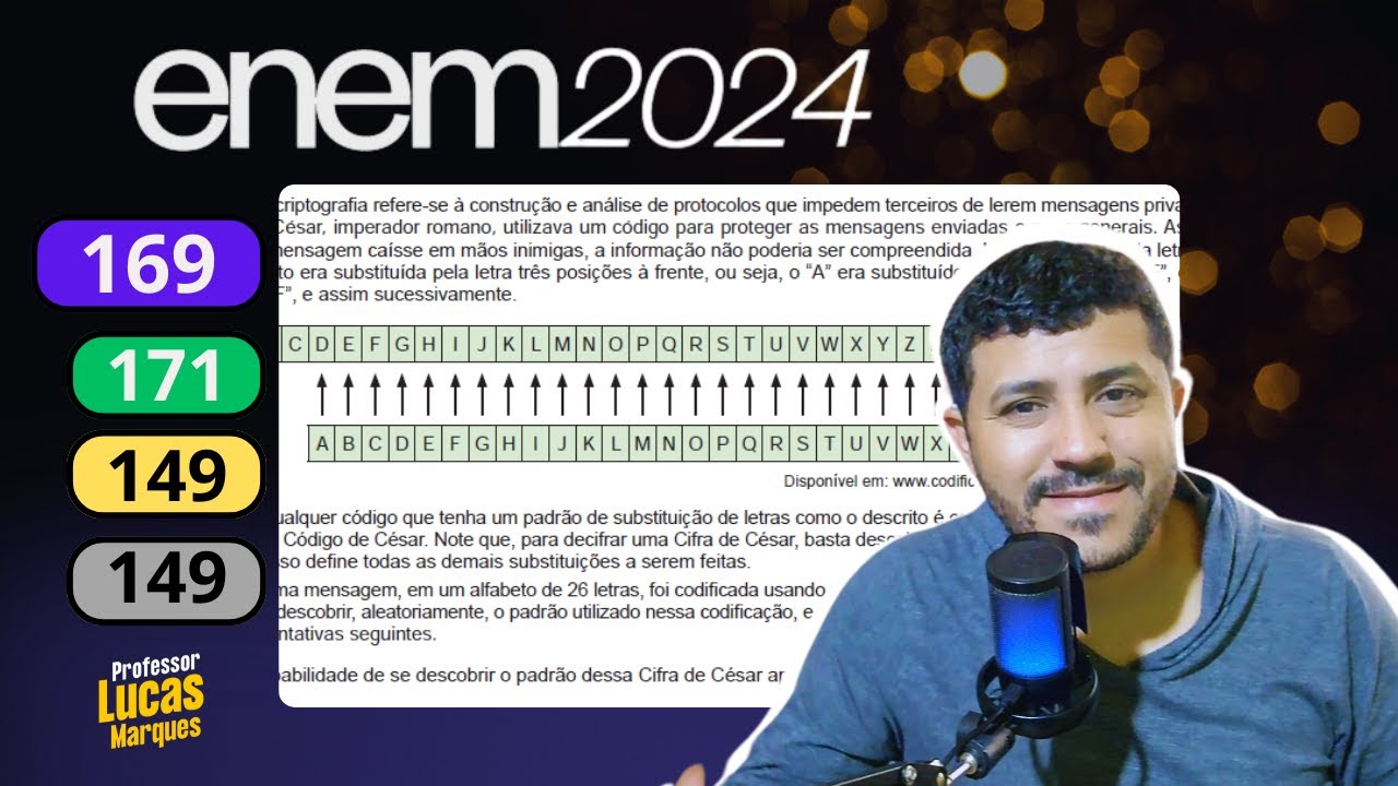 Questão 169 - Caderno Azul | PROBABILIDADE | MATEMÁTICA ENEM 2024