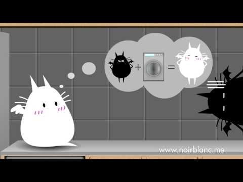 Noir Blanc Animation - Wash it!