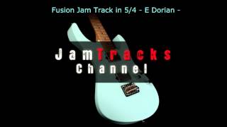 Video thumbnail of "Fusion Guitar Backing Track in 5/4"