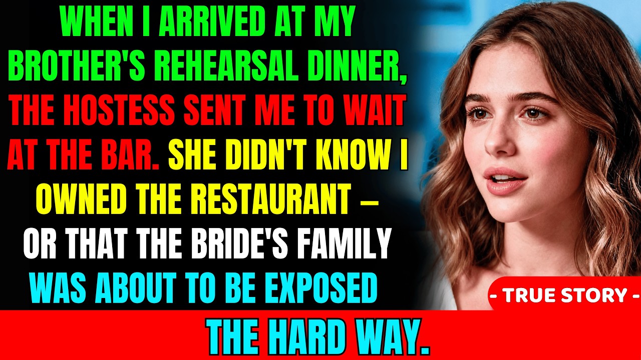 The Hostess Laughed at My Dress at My Brother's Rehearsal Dinner — Then I Revealed I Own...