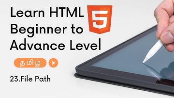 23.HTML File Path | HTML Series Tamil | M R Kishore Kumar