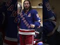 Mika gets the first Broadway Hat of Round 2 🎩 #artemipanarin #mikazibanejad #nyr #nhlplayoffs