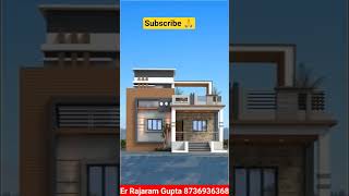 बहुत ही प्यारा सा घर काडिजाइन#small #homedesign #architecture #dimensions #bestdesign #details#viral