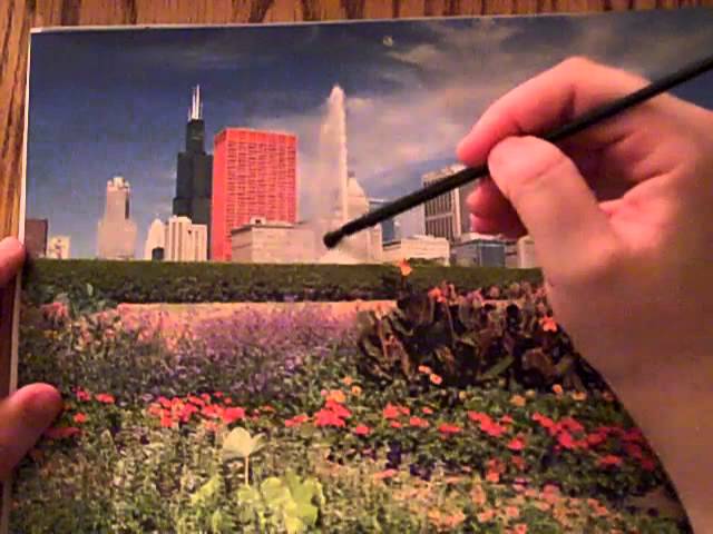 Tracing With Paintbrushes (ASMR)
