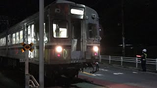 東急電鉄2両編成回送7200系7252+7254編成+DD5515ディーゼル機関車が、株式会社総合車両製作所(J-TREC)へと走行！【令和2年5月26日火曜日】