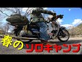 スーパーカブで行く　春のソロキャンプ　おしゃれキャンパーになれるのか？　やっぱりおっさんキャンプなのか