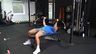 Dumbbell Fly Bench Press | Chest | Strength and Conditioning Exercises screenshot 1