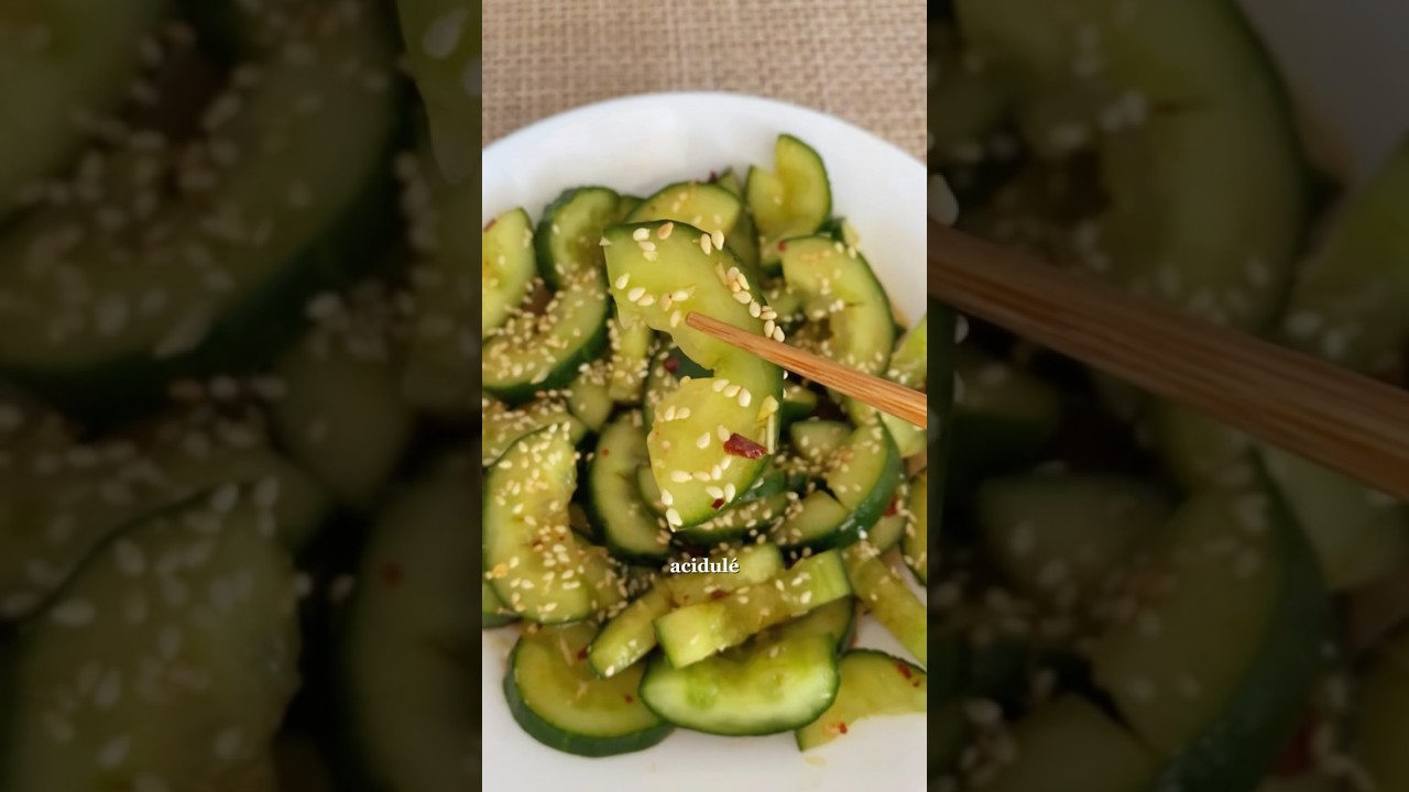 Salade de concombre | Recette chinoise