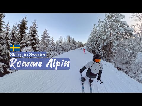 Skiing in Sweden: Exploring Romme Alpin