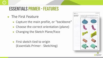 SOLIDWORKS - Essentials Primer Part 3 - Features