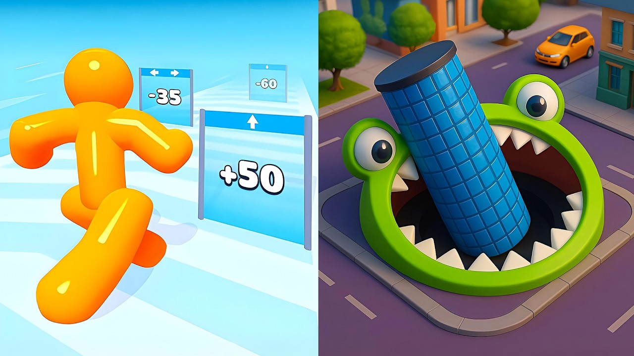 Tall Man Run vs Hole.io 🔥 EPIC 2026 Gameplay – All Levels UNLOCKED