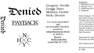 Denied NYHC - Payback (1996 Demo)