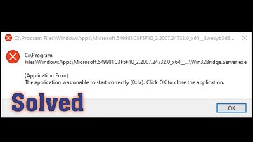 Fix Win 32 Bridge Server  exe Start up Error On Windows
