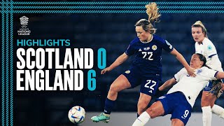 Scotland 0-6 England | UEFA Women's Nations League Highlights | SWNT