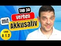 Akkusativ Verben | The 30 MOST important German Verbs with Accusative